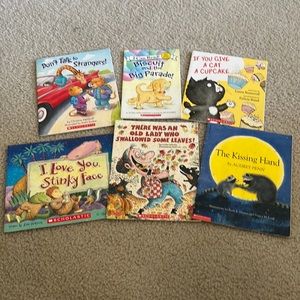 6 Paperback books for young readers.